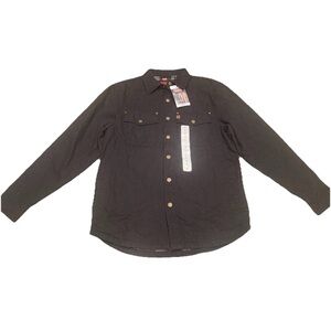 Coleman Men’s Small Charcoal Fleece Lined Full Snap Jacket NWT, $100 MSRP